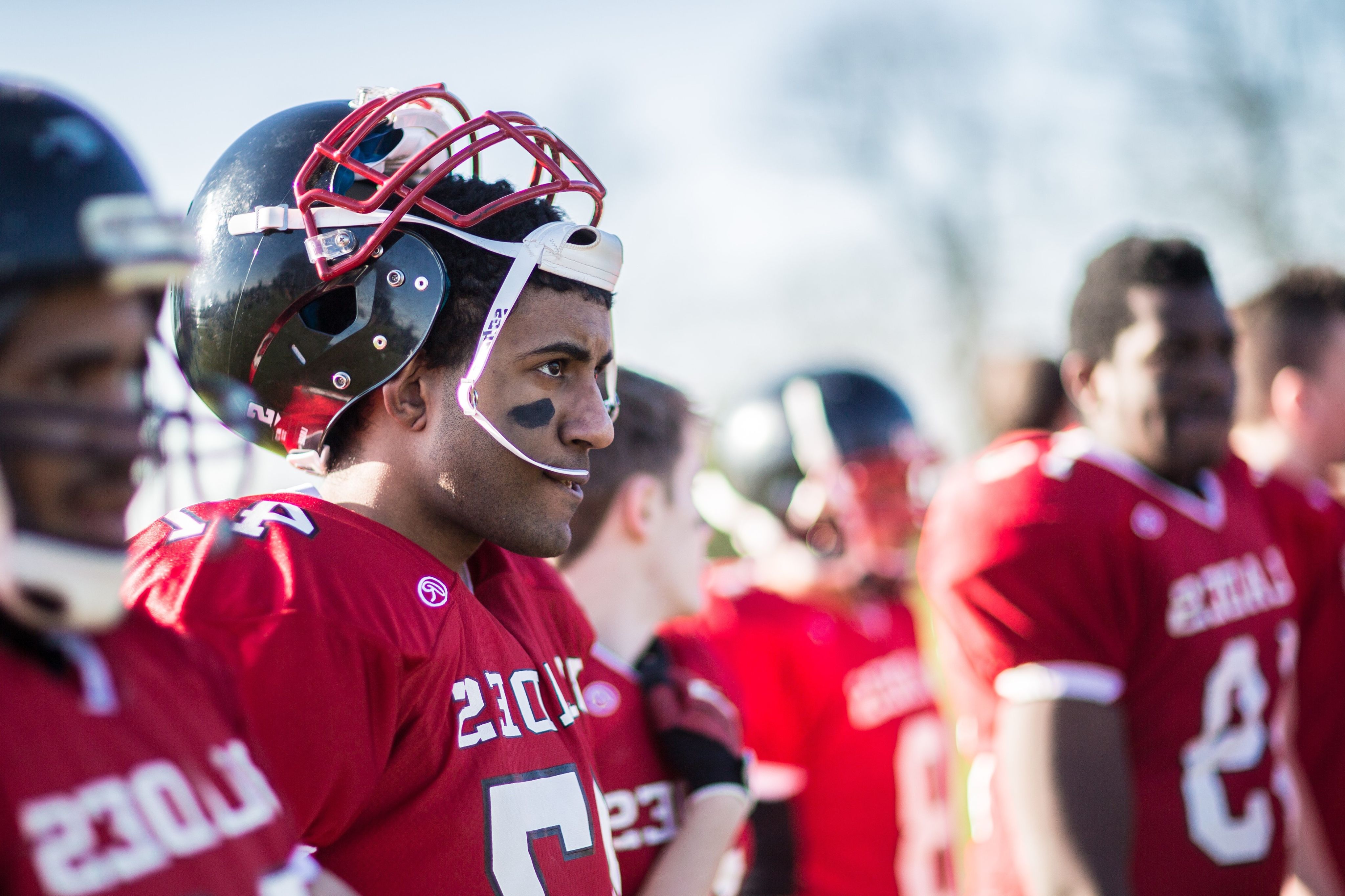 American football players