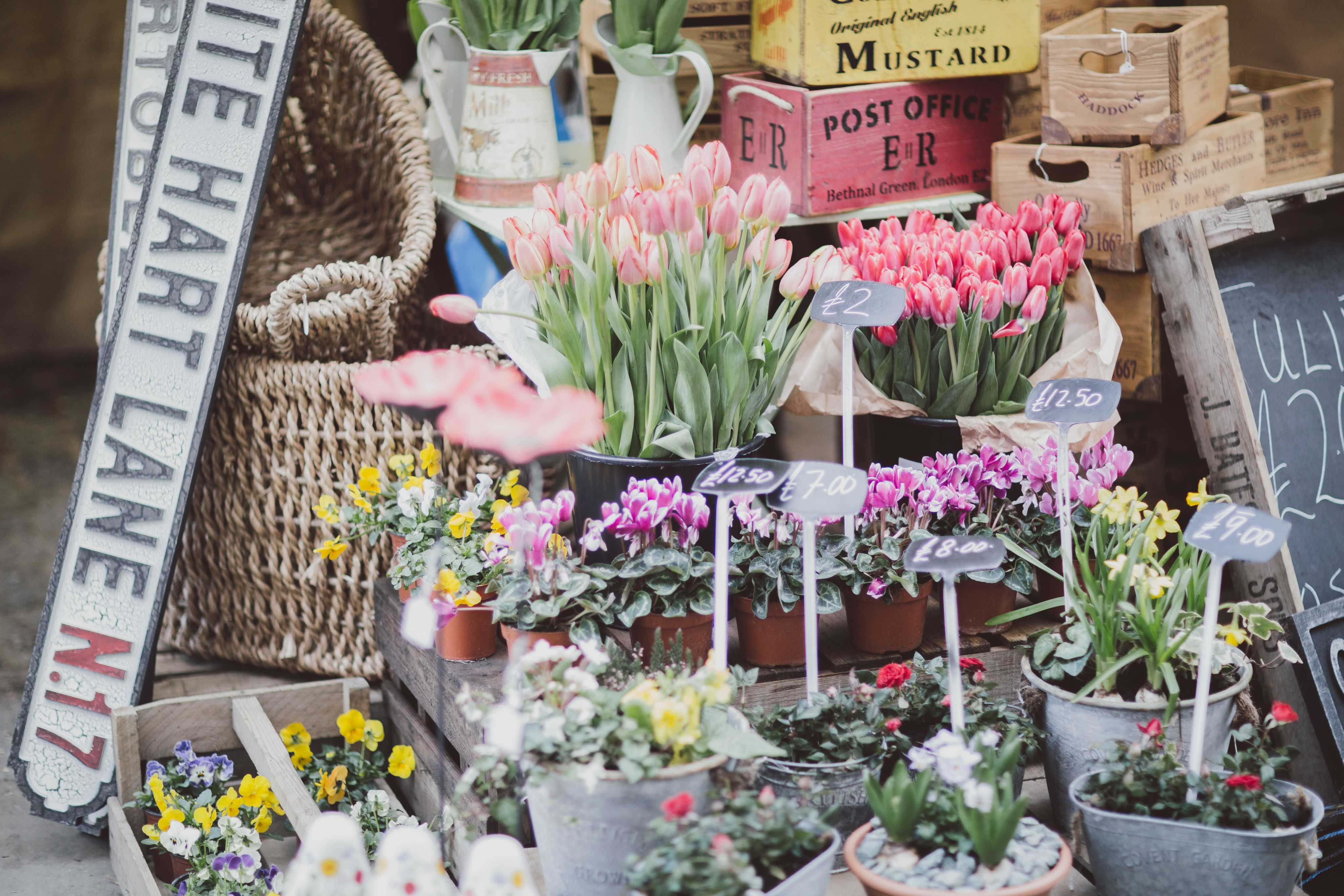 Local flower market