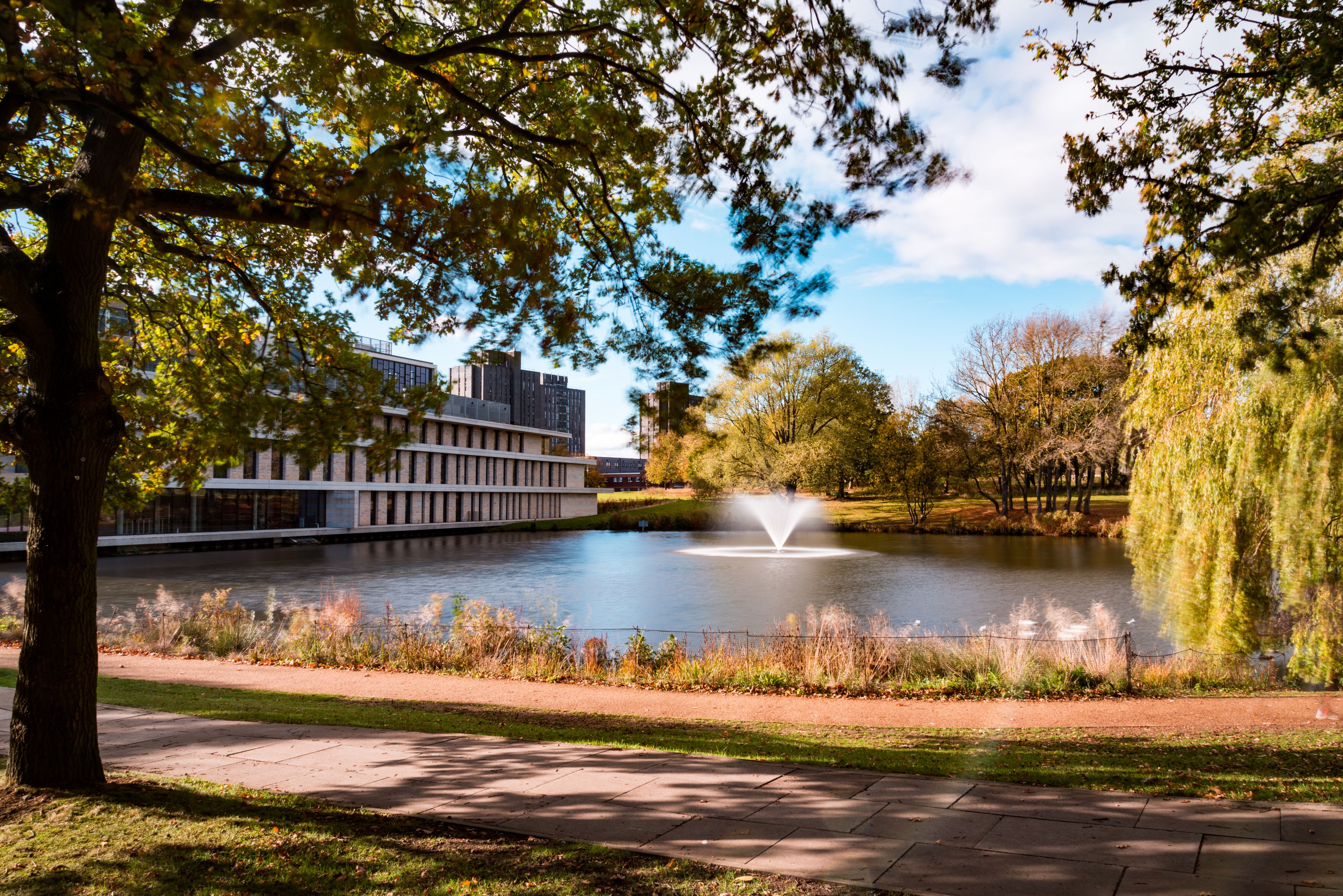 Colchester campus lake