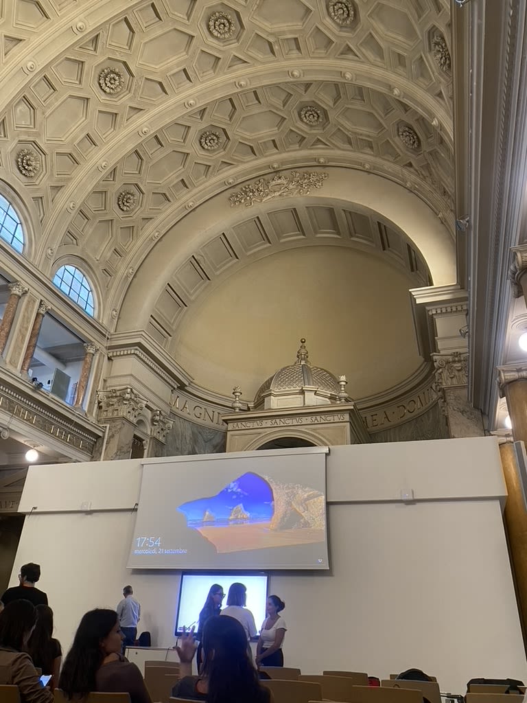 Beautiful old Italian interiors of Luiss University