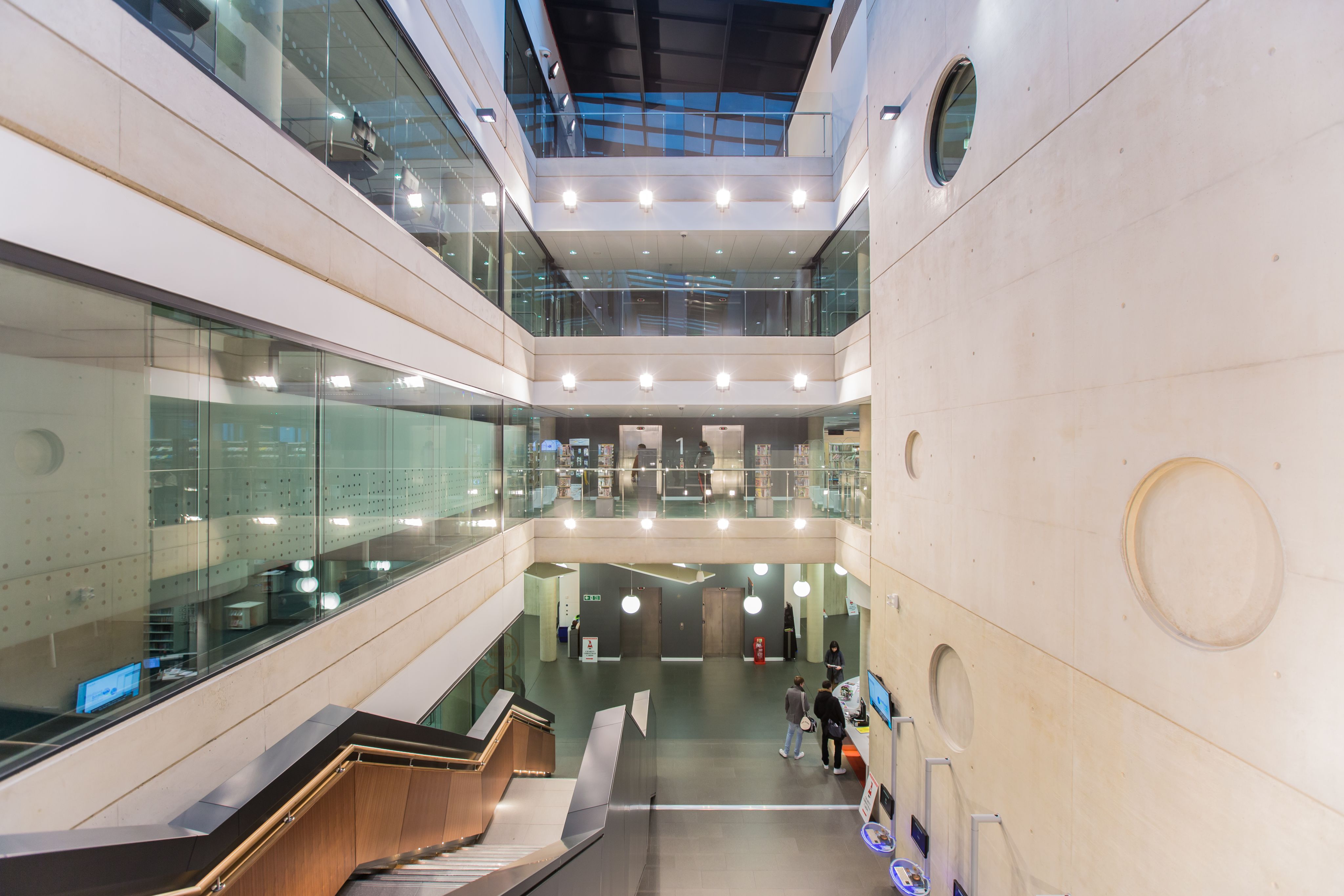 Stairs of the Forum building library