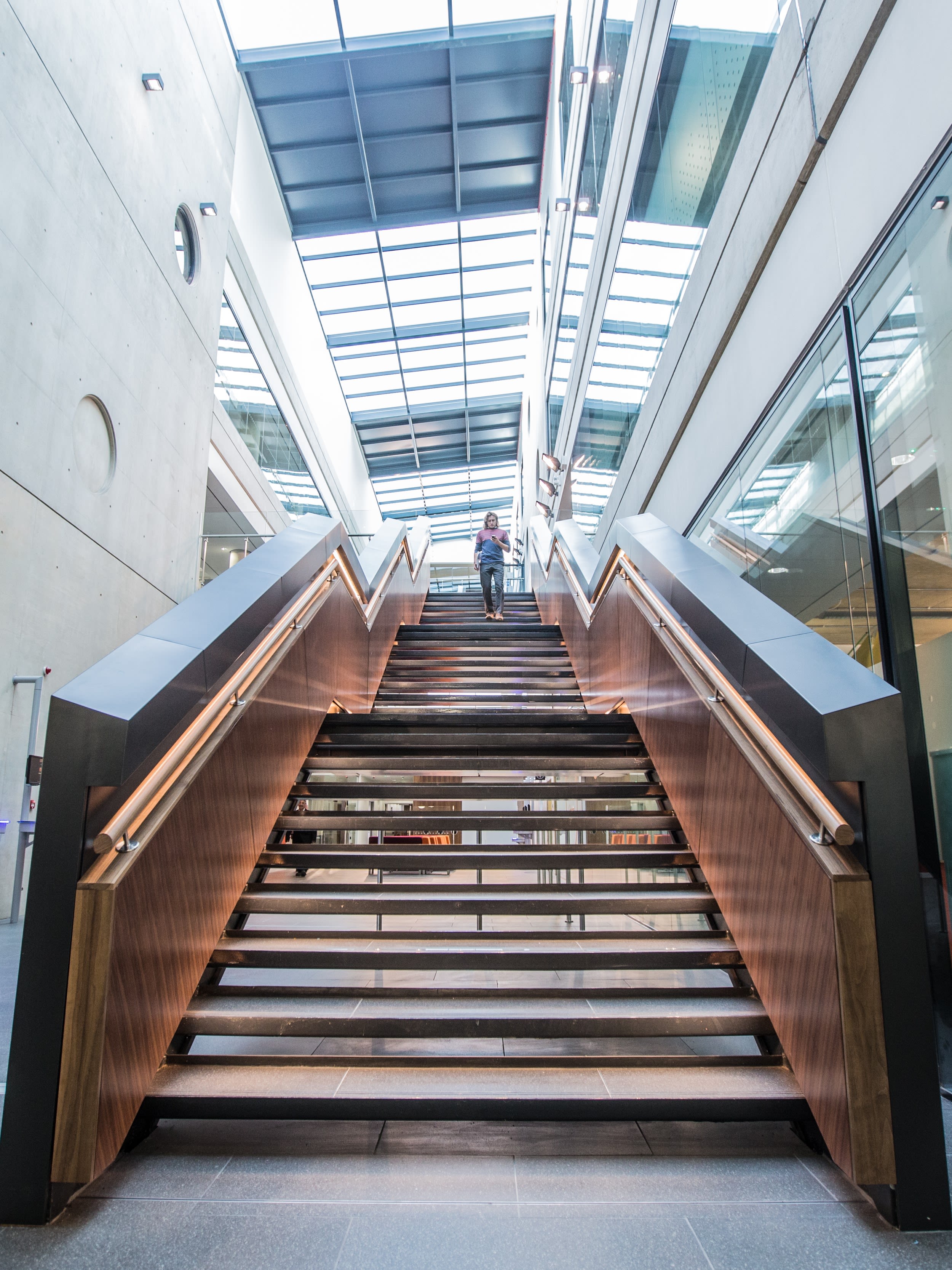 Stairs of the Forum building library